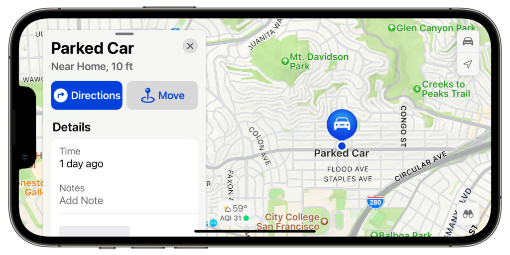 Google Maps/ Apple Maps
